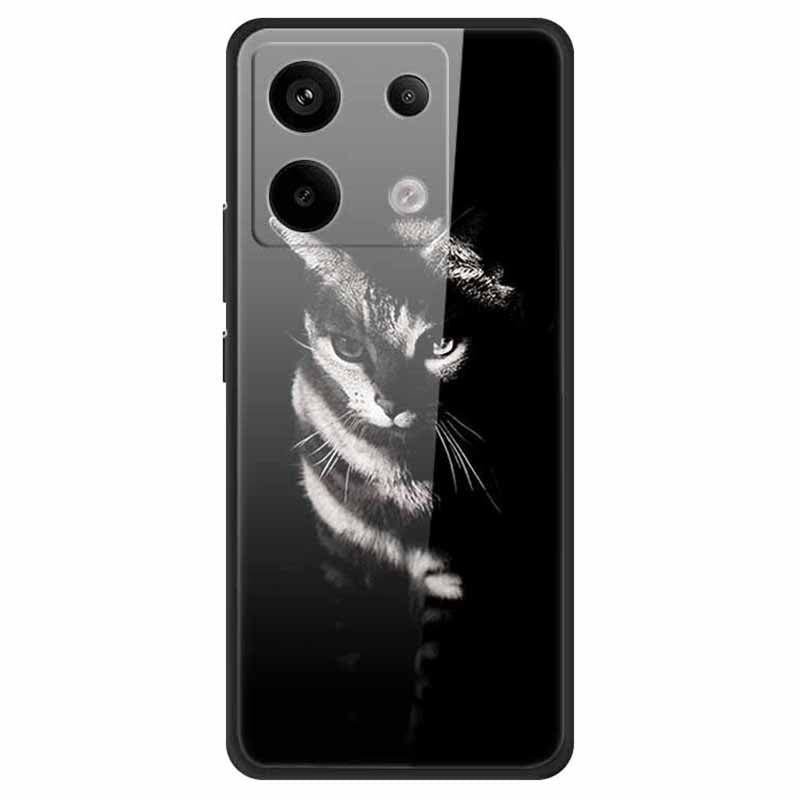 For Xiaomi Redmi Note 13 Pro 5G / Poco X6 5G Pattern Printing Case PC+Tempered Glass+TPU Phone Cover For Xiaomi Redmi Note 13 Pro 5G / Poco X6 5G Pattern Printing Case PC+Tempered Glass+TPU Phone Cover
